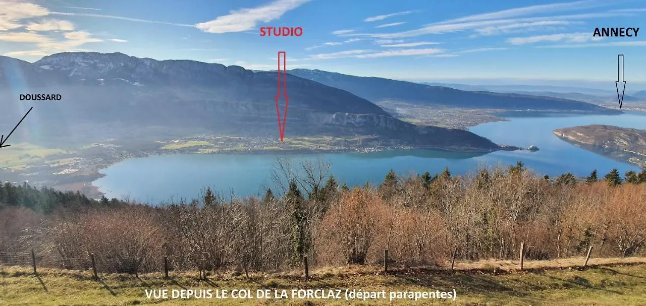 Apartment Studio A La Campagne Au Bout Du Lac D'Annecy Doussard France